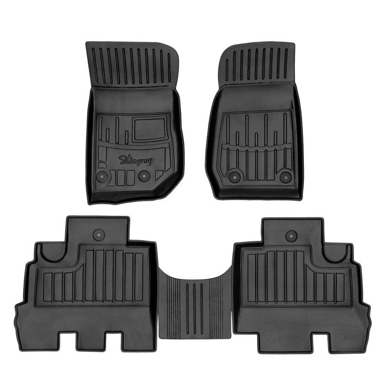 Wrangler (JK) (5 doors) (2007-2018) комплект 3D килимків з 5 штук