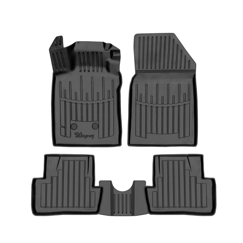 Clio III (2005-2012) комплект 3D килимків з 5 штук