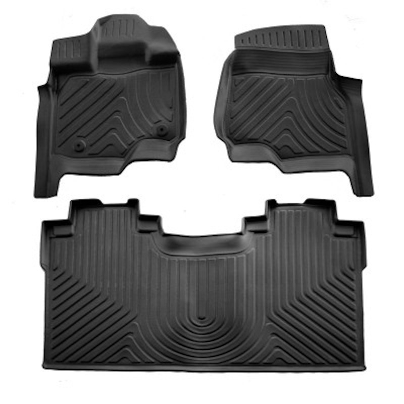 F-150 (Crew cab) (2014-2021) комплект 3D килимків з 3 штук