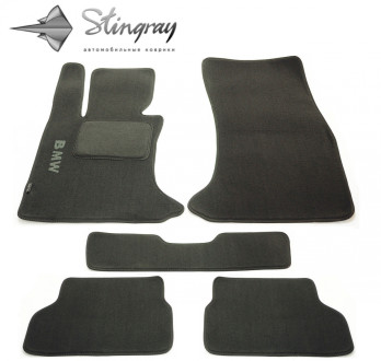 Комплект ворсових килимків FORTUNA BLACK-GREY BMW/ E-60 2003-2010