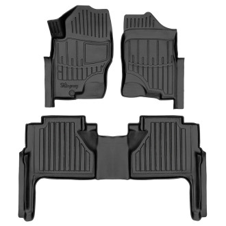 Navara (D40) (2005-2010) комплект 3D килимків з 3 штук