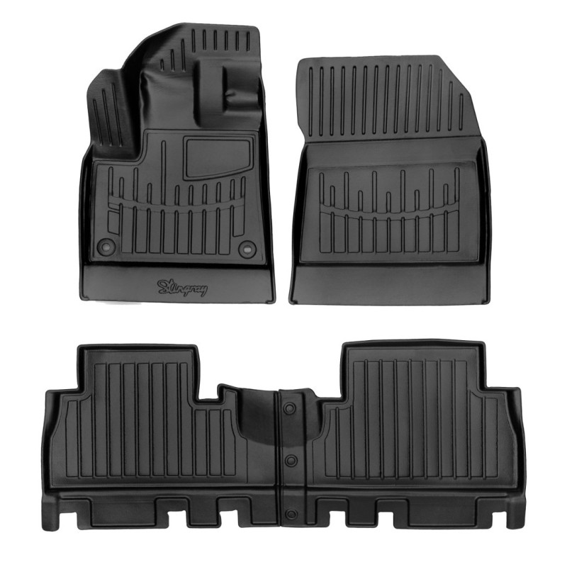 Combo E (2018-...) (with armrest) комплект 3D килимків з 4 штук