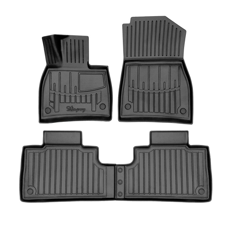 X296 EQS SUV (2022-...) комплект 3D килимків з 4 штук