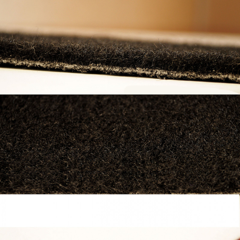 FORD FIESTA АКП 5 дв. НВ 2002 - 2008 Комплект из 5-х килимків ворсових CIAK BLACK Черний в салон