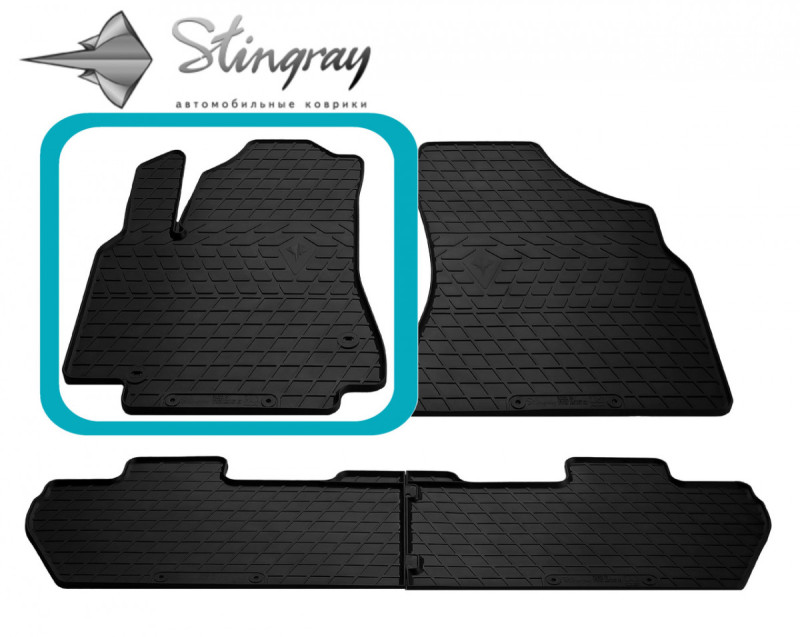 Berlingo II (2008-2018) килимок передній лівий