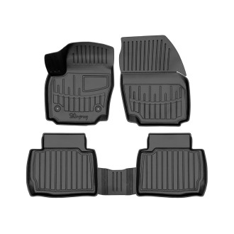 Mondeo IV (20010-2014) комплект 3D килимків з 5 штук (кругла кліпса)