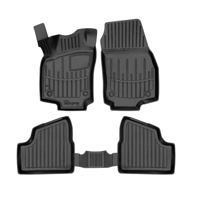 Astra H (hatchback/universal) (2004-2010) комплект 3D килимків з 5 штук