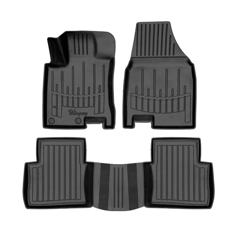 QASHQAI plus2 (2008-2014) комплект 3D килимків з 5 штук