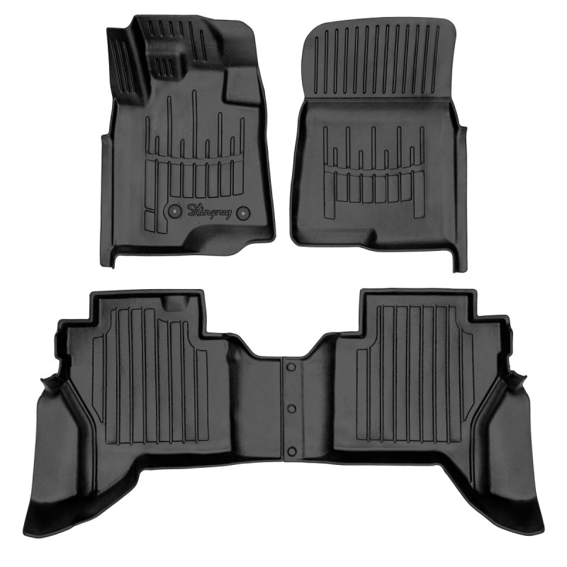 Pajero Wagon IV (V80) (2006-...) комплект 3D килимків з 4 штук