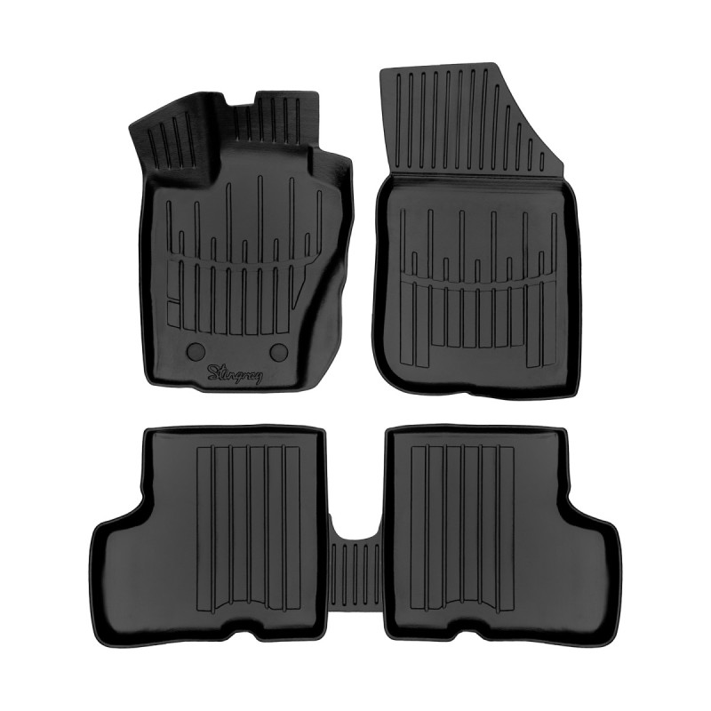 Duster (2010-2015) (4WD) комплект 3D килимків з 5 штук