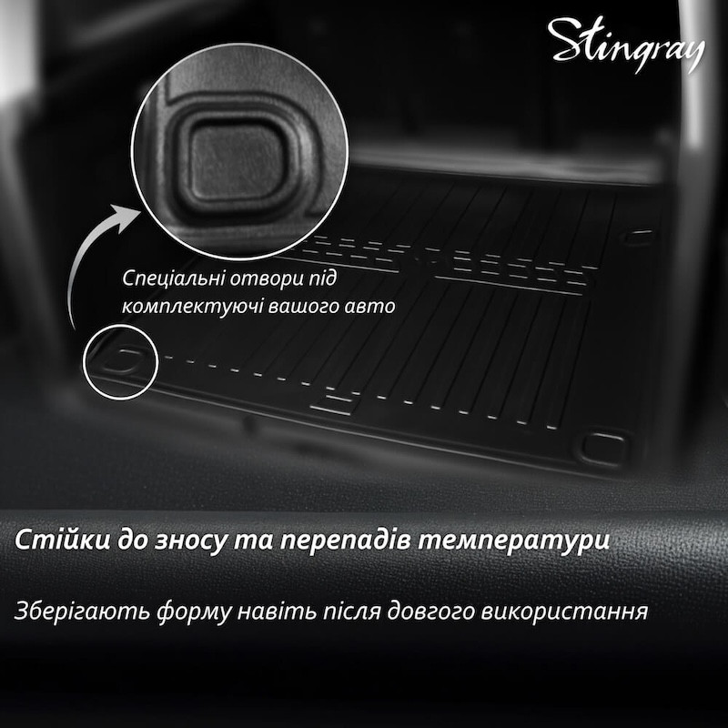 Tiggo 9 (PHEV) (2024-...) комплект 3D килимків з 2 штук