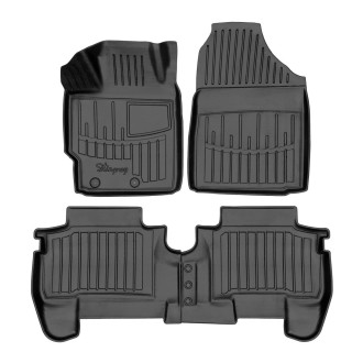 Yaris II (XP9) (2006-2011) комплект 3D килимків з 4 штук