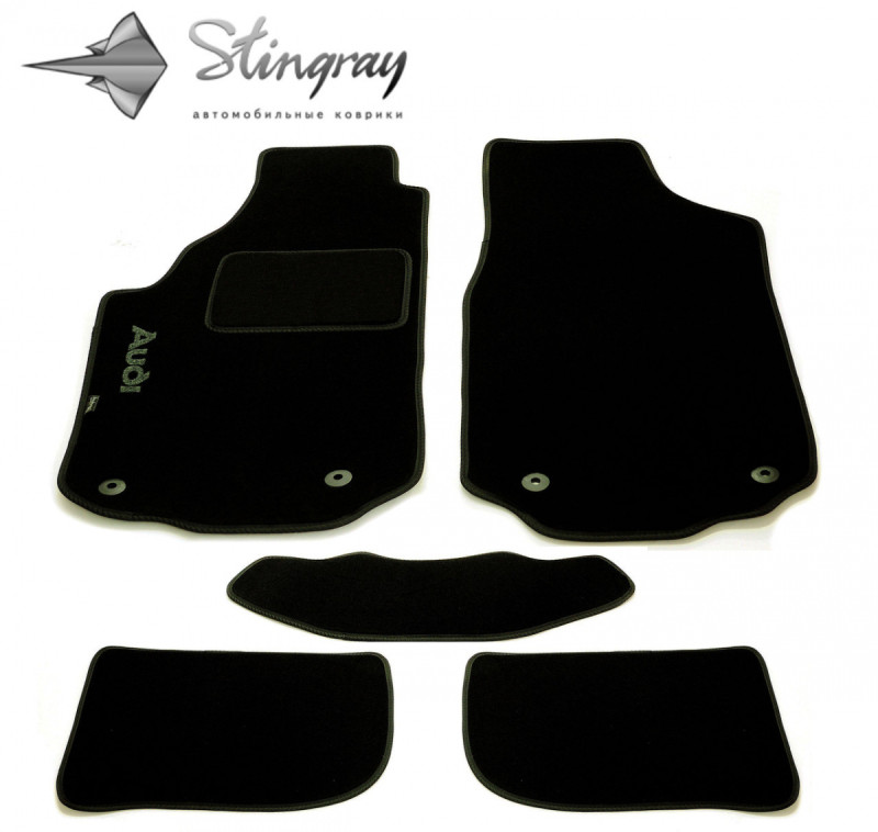 Honda Accord АКП SD 2003-2007 Комплект килимків FORTUNA BLACK  