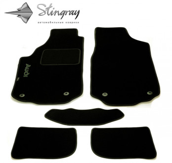 Mercedes-Benz Vito W639 2003- Комплект килимків FORTUNA BLACK 