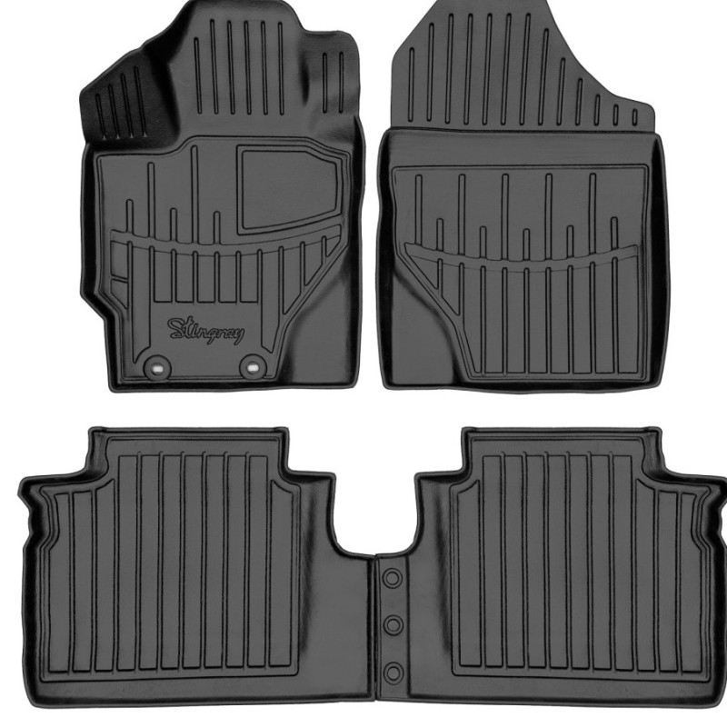 Yaris III (XP13) (2011-2020) комплект 3D килимків 3 4 штук