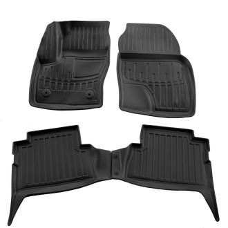 C-Max (2010-2019) комплект килимків з 4 штук (кліпси FC2)